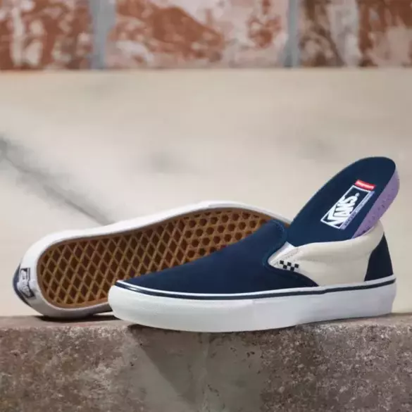 VANS Skate Slip On (dress blue/turtledove) skate shoes