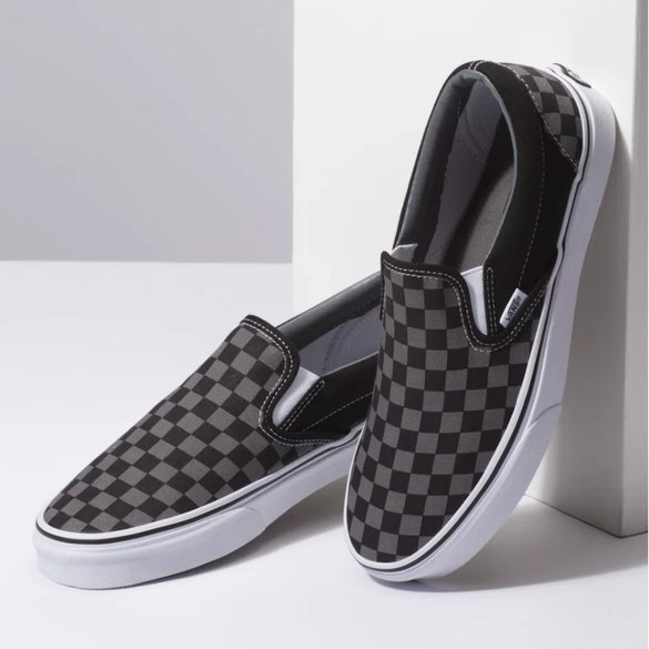 VANS Slip On (black/pewter checkerboard) shoes