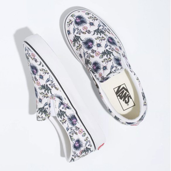 VANS Slip On (paradise floral true white/true white) shoes