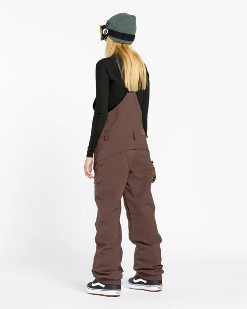 VOLCOM Creston 3D Stretch Bib Overall (mahogany snowboard women pants