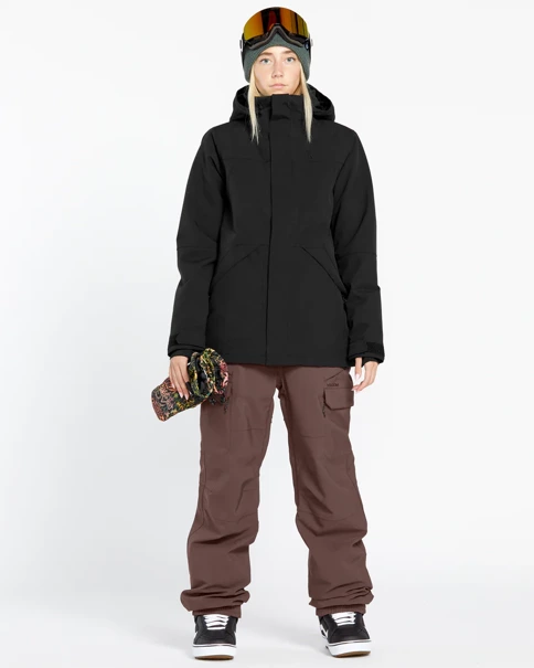 VOLCOM Creston 3D Stretch Bib Overall (mahogany snowboard women pants