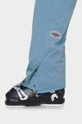 686 Black Magic Bib (steel blue geo jacquard) snowboard pants