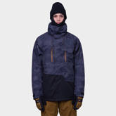 686 Geo Insulated Jacket (black camo colorblock)