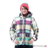 686 Mannual Court Polyquilt W (sherbert plaid) snowboard jacket