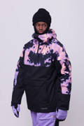 686 Renewal Insulated Anorak (black violet nebula)