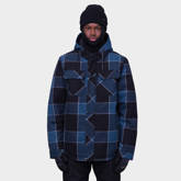 686 Woodland Jacket (orion blue plaid) jacket