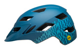 BELL Sidetrack (wavy checks matte blue) kids helmet