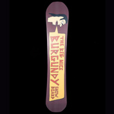 CAPITA x BOMBHOLE Big Nice Burgundy Snowboard snowboard