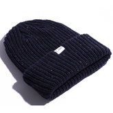 COAL The Edith Rainbow Speckle Knit (navy) beanie