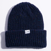 COAL The Edith Rainbow Speckle Knit (navy) beanie