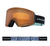 DRAGON RVX MAG OTG Coolwave Celeste IR + Amber snow goggles