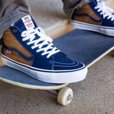 VANS Skate Sk8 Hi Reynolds (navy/golden brown) shoes