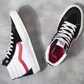 VANS Skate Sk8 Hi (athletic black/red) shoes