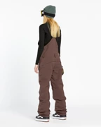 VOLCOM Creston 3D Stretch Bib Overall (mahogany) snowboard women pants