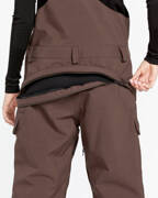 VOLCOM Creston 3D Stretch Bib Overall (mahogany) snowboard women pants