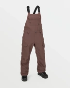 VOLCOM Creston 3D Stretch Bib Overall (mahogany) snowboard women pants