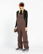 VOLCOM Creston 3D Stretch Bib Overall (mahogany) snowboard women pants