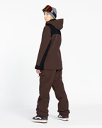 VOLCOM Creston 3D Stretch Bib Overall (mahogany snowboard women pants