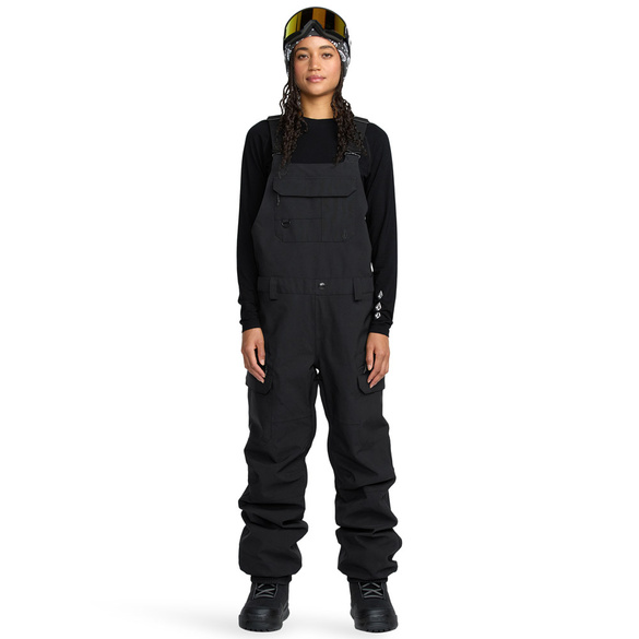 VOLCOM Creston 3D Stretch Bib Overall (black) snowboard pants