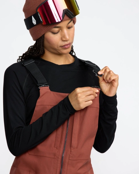 Spodnie snowboardowe VOLCOM Swift Bib Overall (henna)