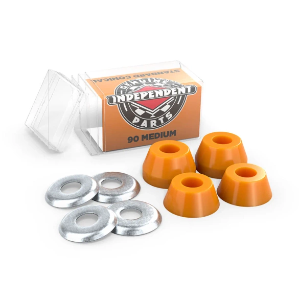 INDEPENDENT Medium 90a Conical Genuine Parts Orange Cushions