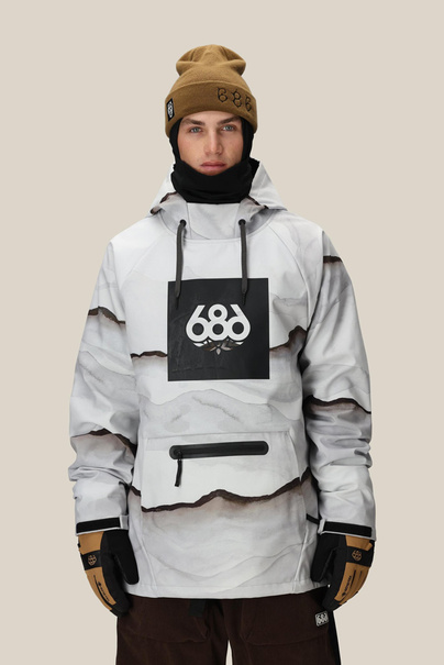 Bluza aktywna 686 Waterproof Hoody (smoke mountain print)