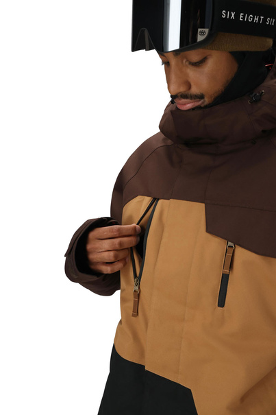 686 Geo Insulated Jacket (coffee colorblock) 2026