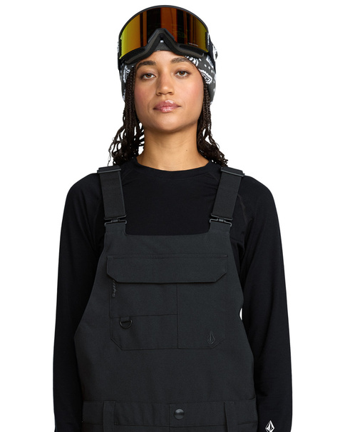 VOLCOM Creston 3D Stretch Bib Overall (black) snowboard pants