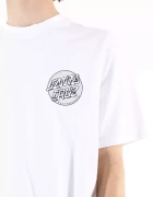 Santa Cruz Alive Dot White T-shirt
