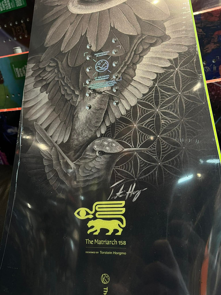 Snowboard CAPITA The Matriarch 158 hand-signed by Torstein