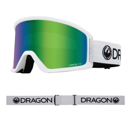 Gogle DRAGON DX3 OTG White Green Ion