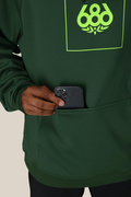 686 Bonded Fleece Pullover (moss green) snow hoody