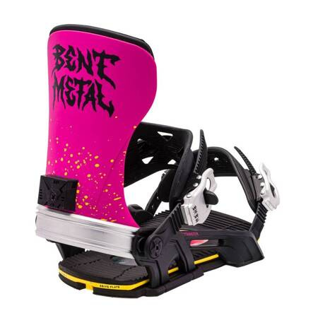 BENT METAL Transfer (black/pink) snowboard bindings