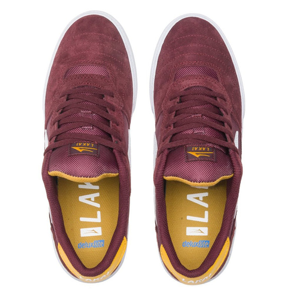 LAKAI Cambridge (burgundy suede) shoes