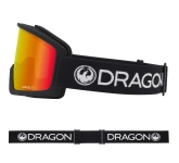 DRAGON DX3 L OTG Black Red Ion snow goggles