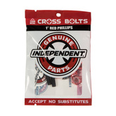 INDEPENDENT Phillips (black/red) 1" screws