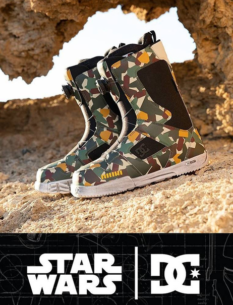 Buty snowboardowe DC X STAR WARS Phase BOA (green/brown/black)
