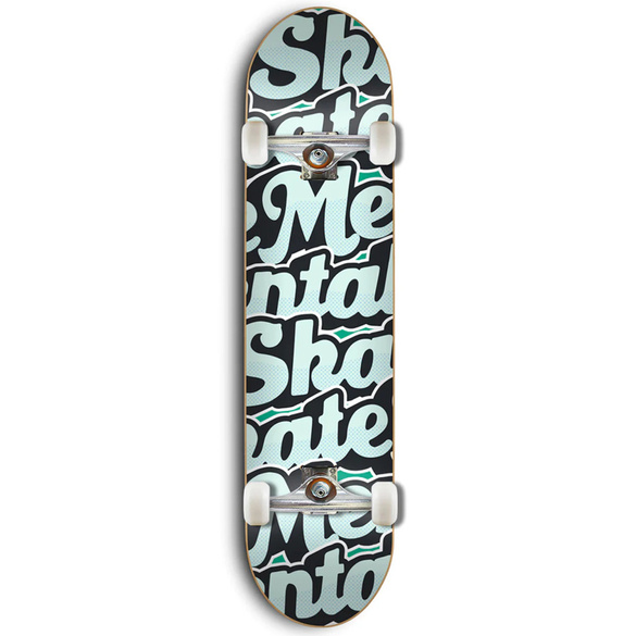 SKATE MENTAL Script 8.0" skateboard