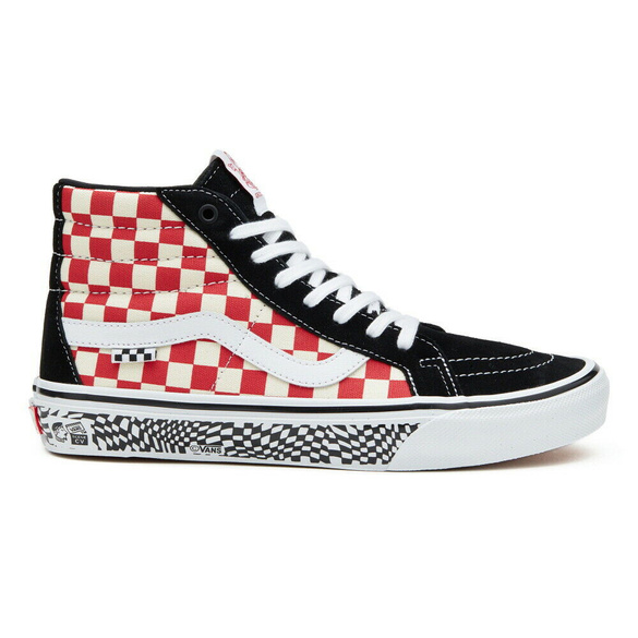 Buty VANS Skate Sk8 Hi Reissue (Grosso '84 blk/red check)