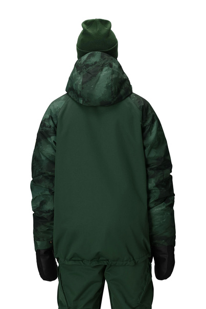 686 Geo Insulated Jacket (green moss colorblock) 2026