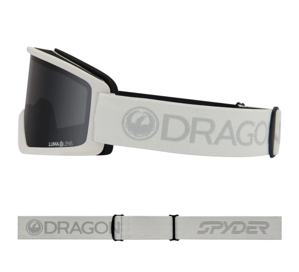 Gogle DRAGON DX3 OTG White Spyder Collab Dark Smoke