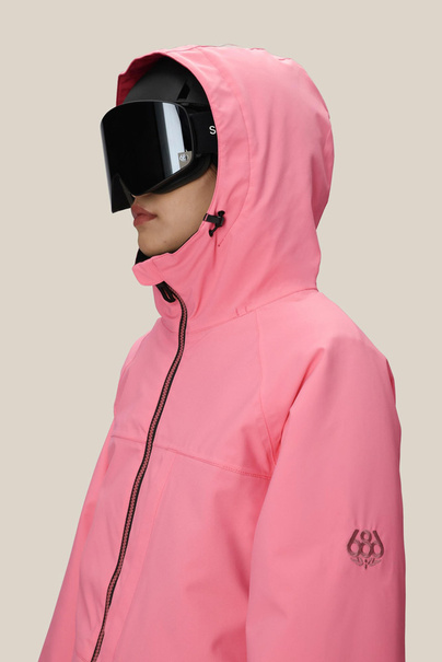 686 Athena Insulated (geranium pink) snowboard jacket