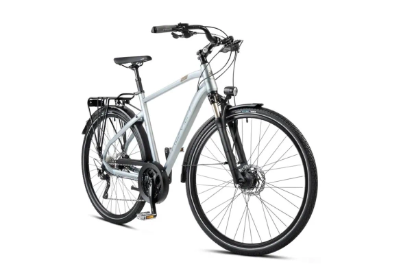 Rower trekkingowy ROMET WAGANT 9 2024 (jasnografitowo-ciemnozłoty)