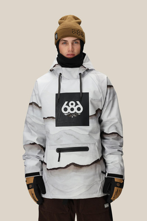 686 Waterproof Hoody (smoke mountain print)