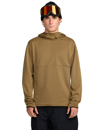 VOLCOM Gridlock HD (bronze) fleece pullover