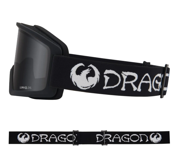DRAGON DX3 L OTG Classic Black Dark Smoke snow goggles