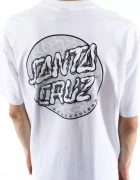 Santa Cruz Alive Dot White T-shirt