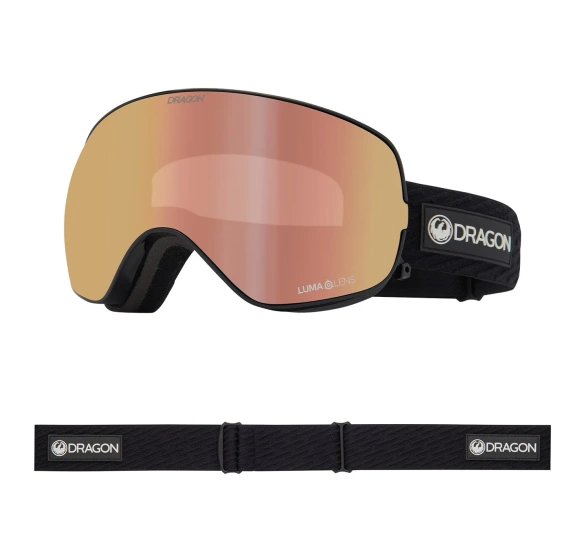 Gogle DRAGON X2s Icon Rose Gold Ion + Light Rose