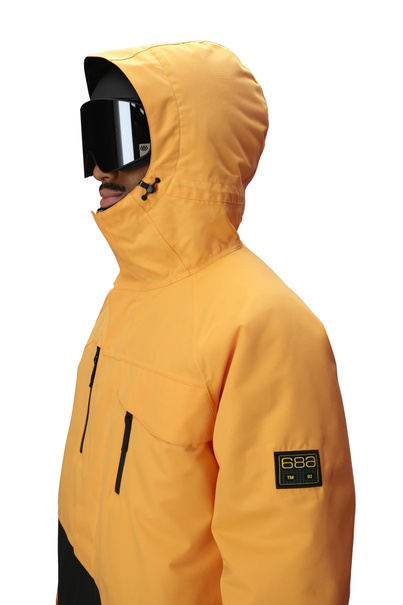 Kurtka snowboardowa 686 Geo Insulated (yellow gold colorblock)