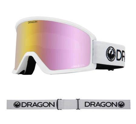 Gogle DRAGON DX3 OTG White Pink Ion